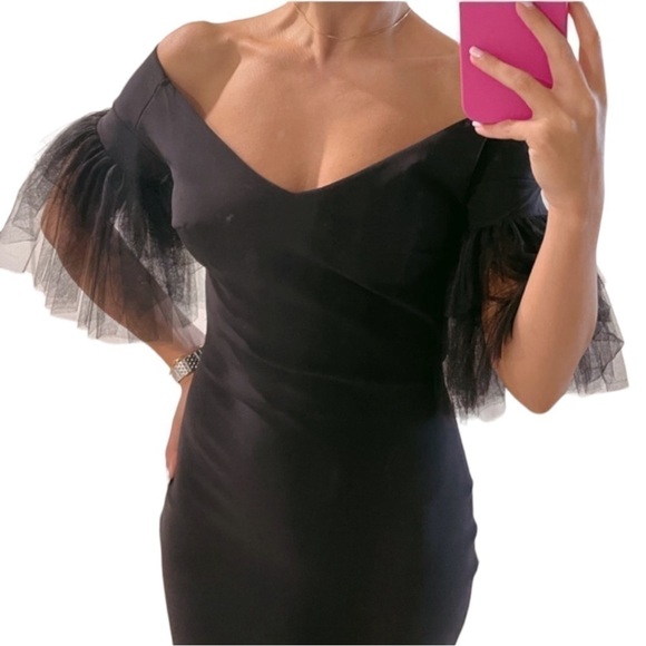 𝅺CHIARA Boni Evening Gown Exquisite Sz S - Picture 4 of 4